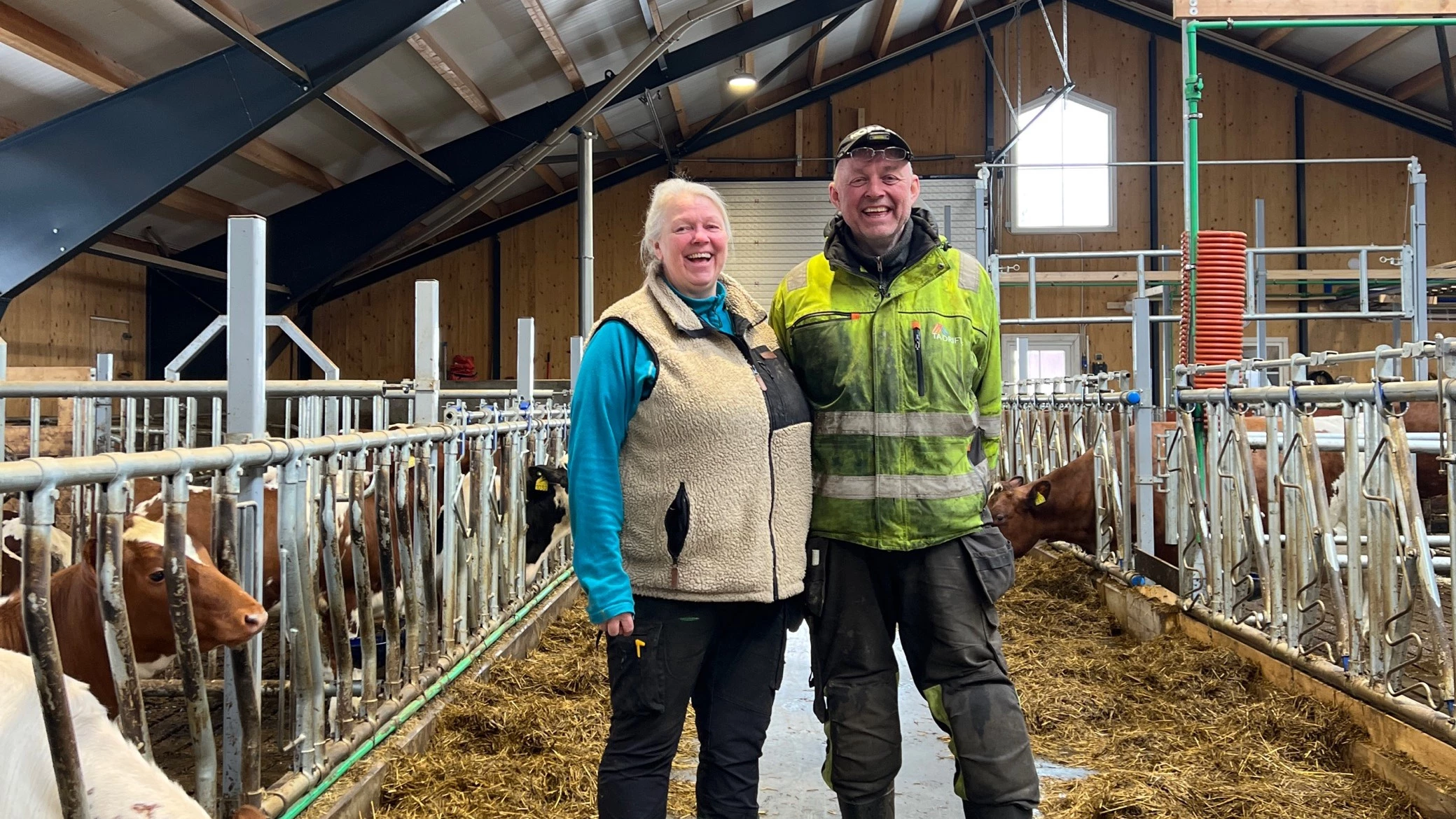 Line Borgerud Skøien and Ole Hjerpaasen. Photo: Oda Christensen