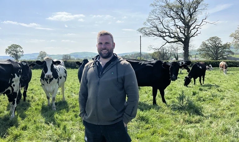 Huw Edwards from Gwaenynog Farm